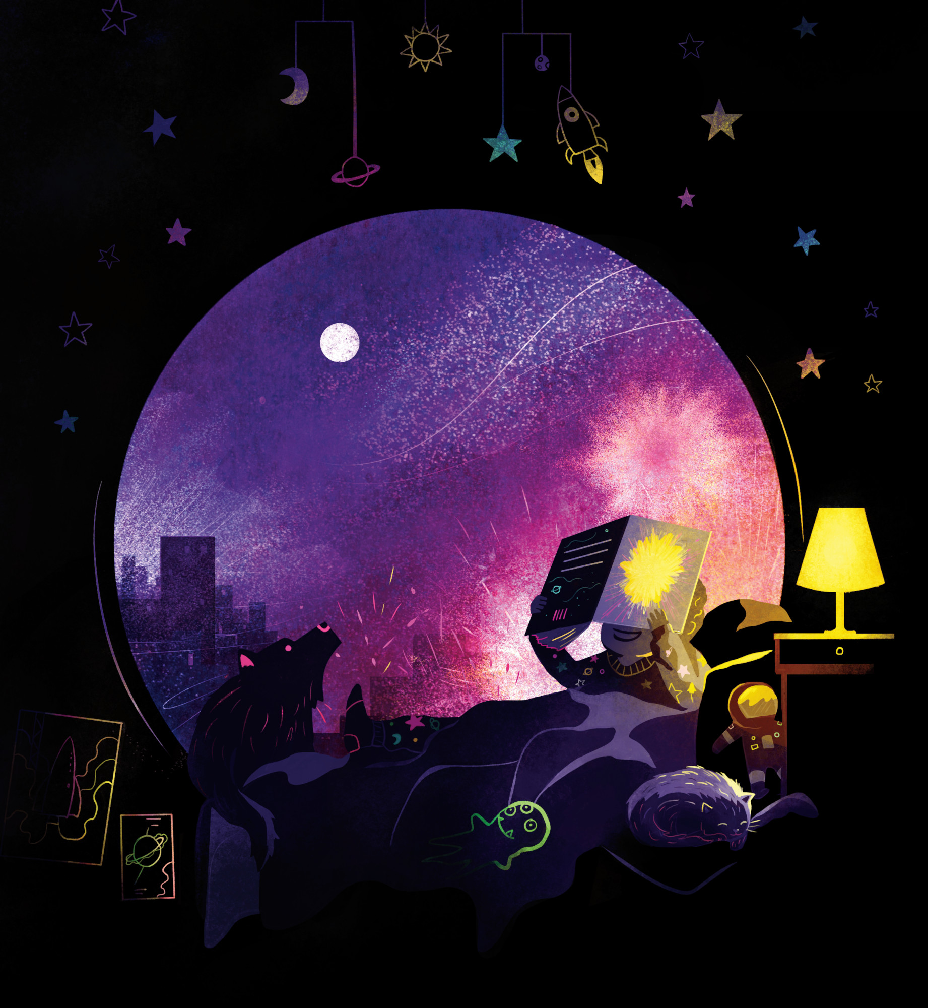 Kids reading